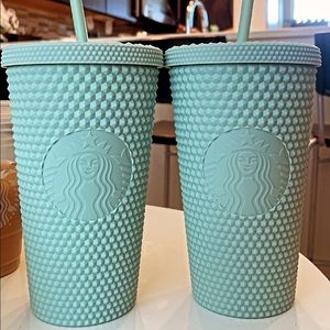 1 Starbucks Mint Green Grande Studded Tumbler